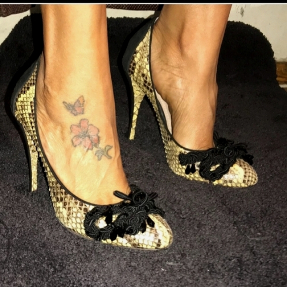 NINA RICCI Python Pumps - Picture 4 of 4